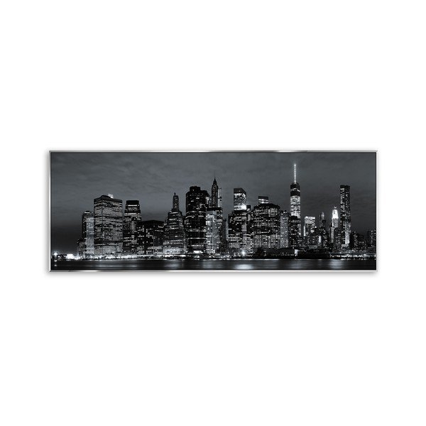 Pittura su tela Silver City, 152 x 62 cm - Styler