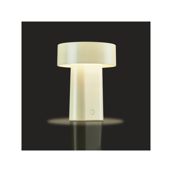 Lampada da tavolo LED verde chiaro in plastica (altezza totale 18 cm) Oblong – Zone-image-2