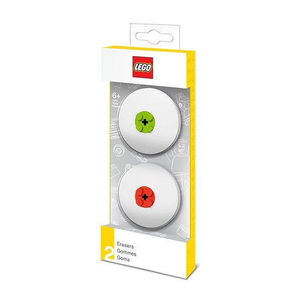 Set di 2 gommini Red & Lime - LEGO®