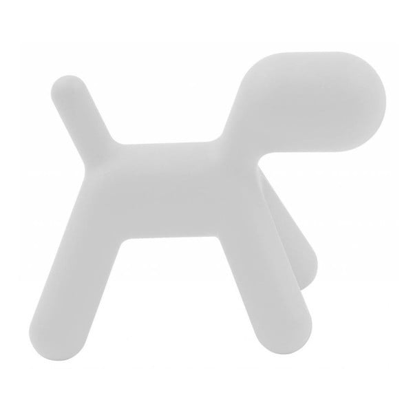 Sgabello bianco per bambini a forma di cane Puppy, altezza 81 cm - Magis