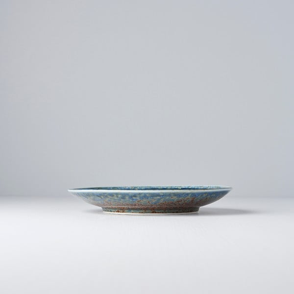 Piatto in ceramica beige-blu Earth & Sky, ø 20 cm Earth & Sky - MIJ-image-1
