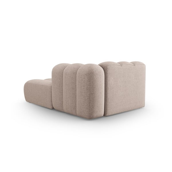 Chaise longue componibile beige (con penisola a destra) Lupine – Micadoni Home-image-4