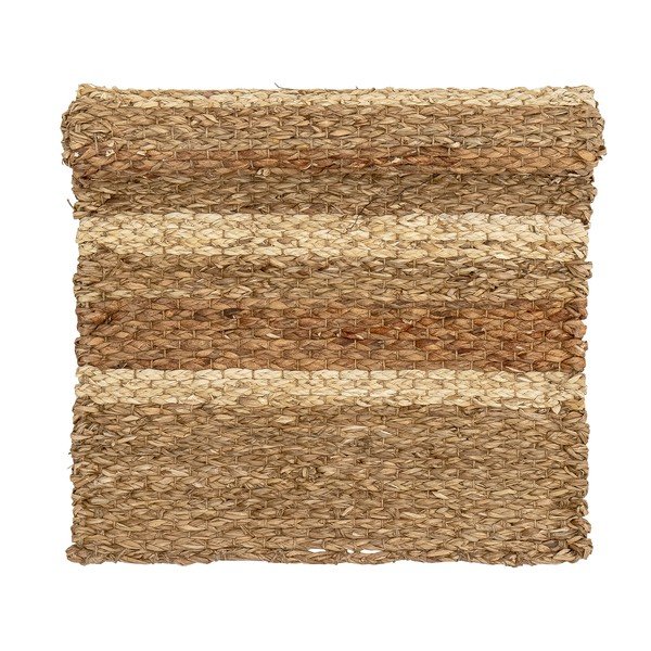 Tappeto marrone in erba marina tessuto a mano 45x70 cm Garon – Bloomingville-image-1