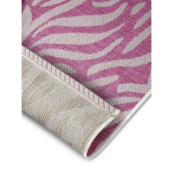 Runner da esterno rosa e beige , 70 x 300 cm Cebra - NORTHRUGS-image-4