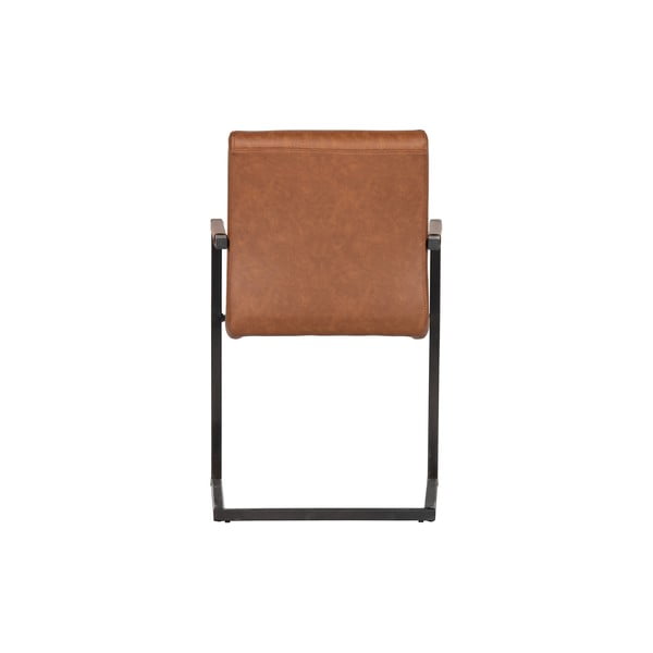 Sedia da pranzo marrone Bas - WOOOD-image-4