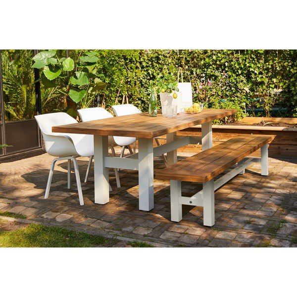 Set di 2 sedie da giardino in plastica bianca Sophie Element - Hartman-image-1