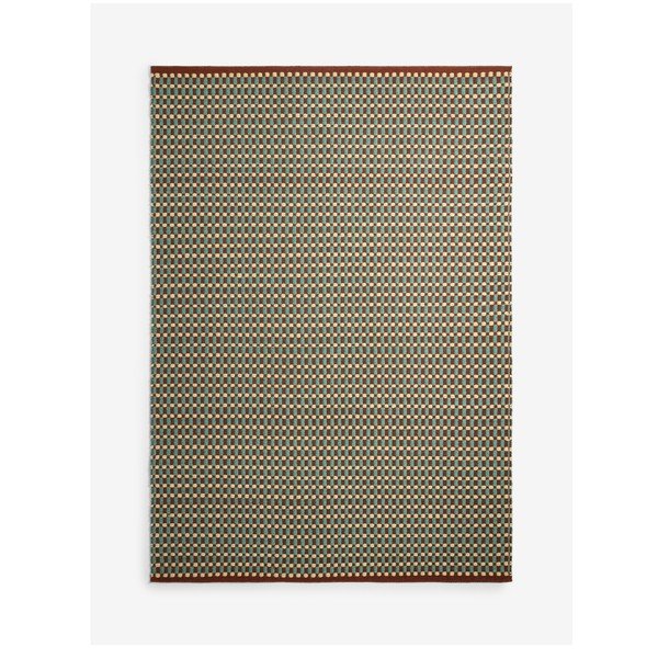 Tappeto color foglia di tè in misto lana tessuto a mano 200x290 cm Ember – MADE
