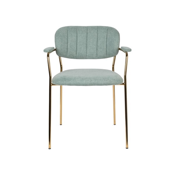 Sedie da pranzo verde chiaro in un set di 2 Jolien - White Label-image-2