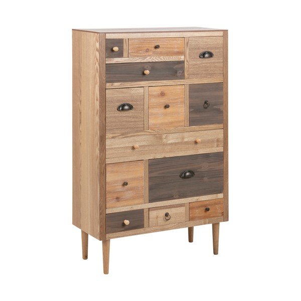 Cassettiera alta in frassino 70x114 cm Thais - Actona-image-1