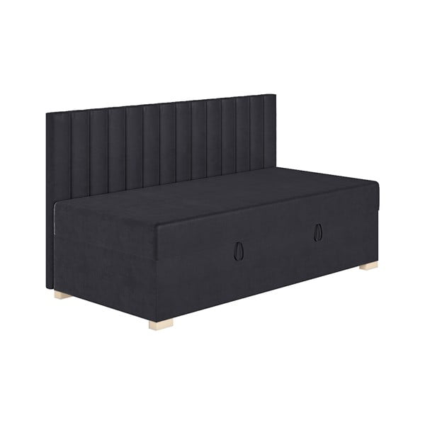 Letto da bambini blu scuro con contenitore con materasso incluso 90x200 cm Chill – Ghado-image-3