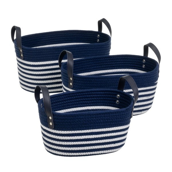 Set di cesti in tessuto 3 pz 38x22x20 cm – Casa Selección