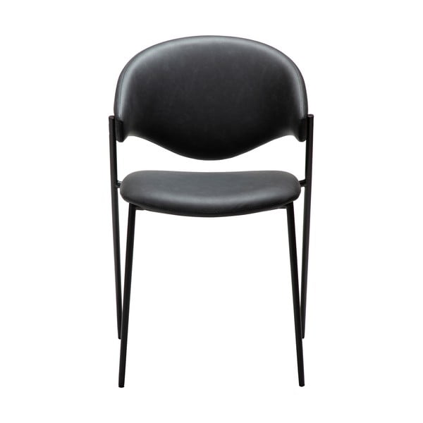 Sedia da pranzo nera in similpelle Zone – DAN-FORM Denmark-image-1