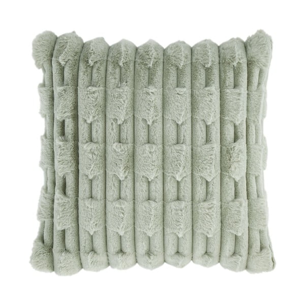 Cuscino decorativo in micropile 50x50 cm Carved Fur – Bianca