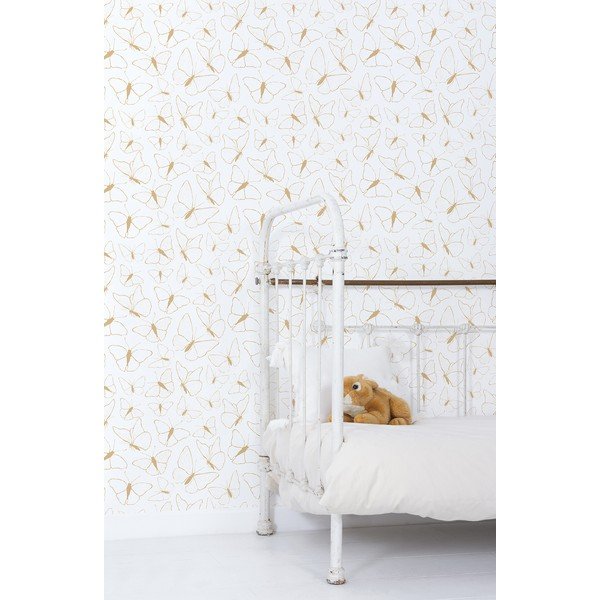 Carta da parati per bambini 10 m x 50 cm Butterflies - Lilipinso-image-1