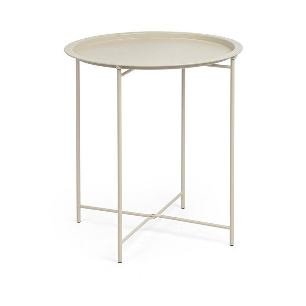 Tavolino da giardino rotondo in acciaio ø 46 cm Austin – Bizzotto