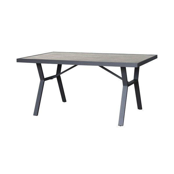 Set di mobili da giardino grigio scuro in alluminio per 5 persone Sibiu – Rojaplast-image-3