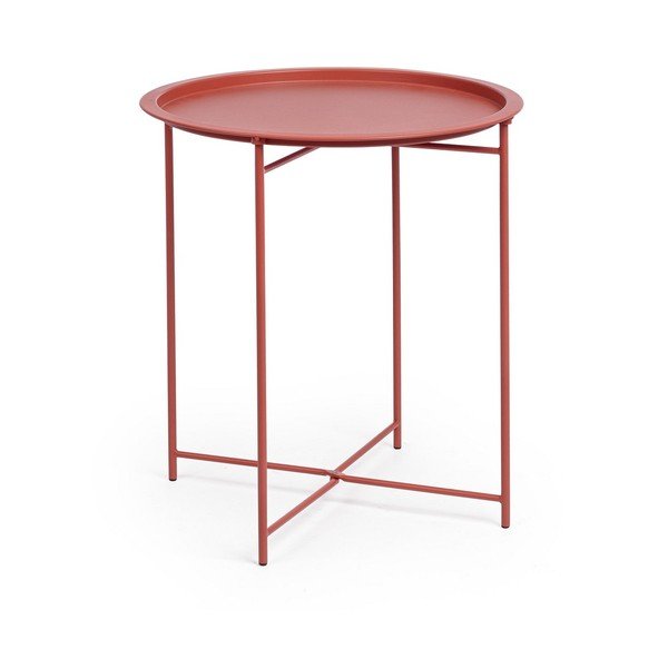 Tavolino da giardino rotondo in acciaio ø 46 cm Austin – Bizzotto