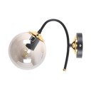 Lampada da parete nero-grigio ø 15 cm Yoyo - Squid Lighting