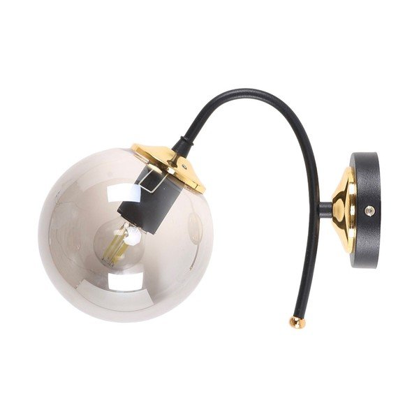 Lampada da parete nero-grigio ø 15 cm Yoyo - Squid Lighting