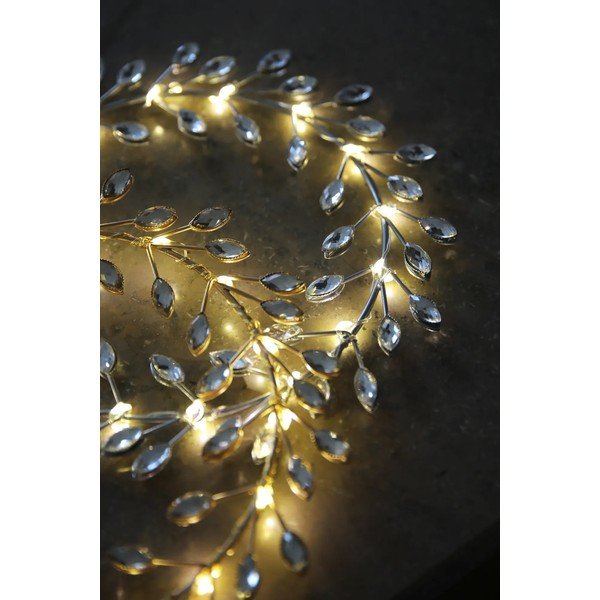Decorazione natalizia luminosa color ottone con alimentazione a batteria ø 19 cm Aria – Markslöjd-image-2