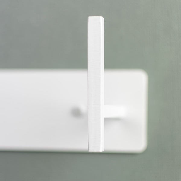 Attaccapanni da parete bianco in metallo 44 cm Chapman – Spinder Design-image-4