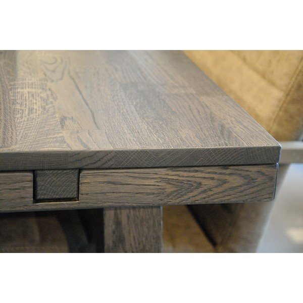 Tavolo da pranzo in rovere marrone scuro 170 x 95 cm Brooklyn - Rowico-image-2