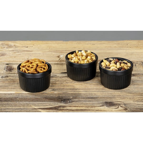 Set di 3 ciotole in ceramica nera ø 8 cm Ewi - Wenko-image-1