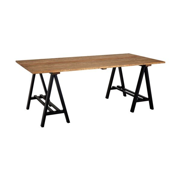 Tavolo da pranzo in legno di pino 100x200 cm Hampstead - Premier Housewares-image-2