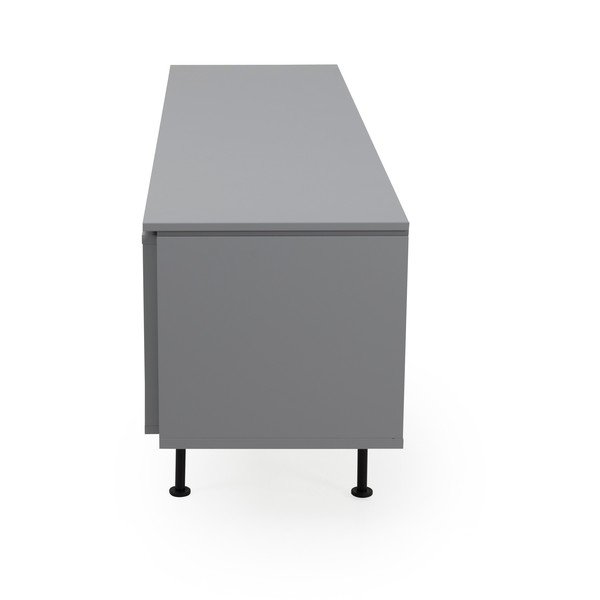 Cassettiera grigia , larghezza 180 cm Plain - Tenzo-image-4
