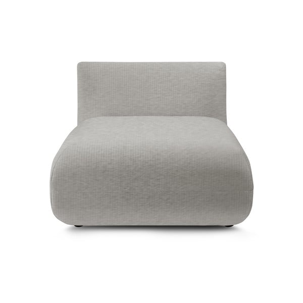 Modulo divano in velluto a coste beige Lecomte - Bobochic Paris