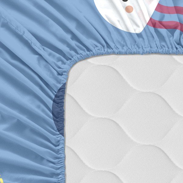 Lenzuolo di cotone per bambini, 200 x 90 cm Yellow Submarine - Happynois-image-1