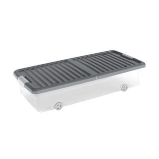 Organizer per sottoletto con coperchio in plastica 74x37x16,5 cm W box underbed L – KIS
