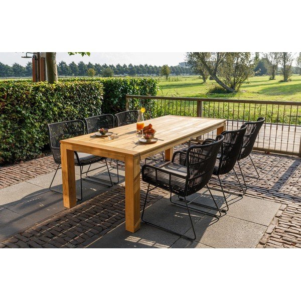 Sedia da giardino nera Grace - Exotan-image-1