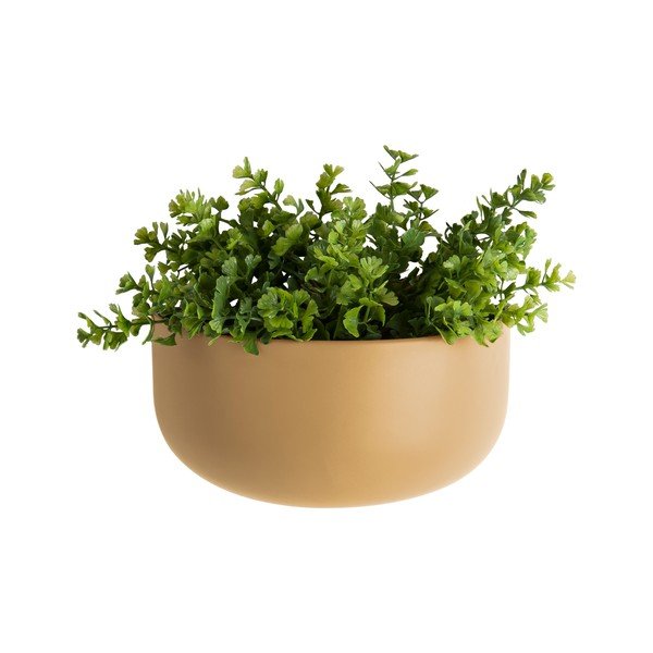 Vaso da parete marrone sabbioso Ovale, altezza 9,5 cm - PT LIVING