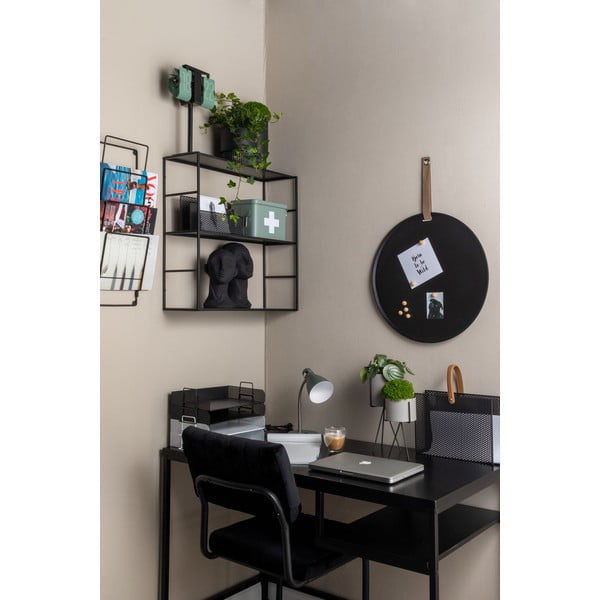 Lampada da tavolo grigia Study, altezza 30 cm New Study - Leitmotiv-image-1