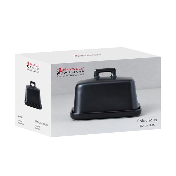 Burriera in porcellana nera Epicurious - Maxwell & Williams-image-1