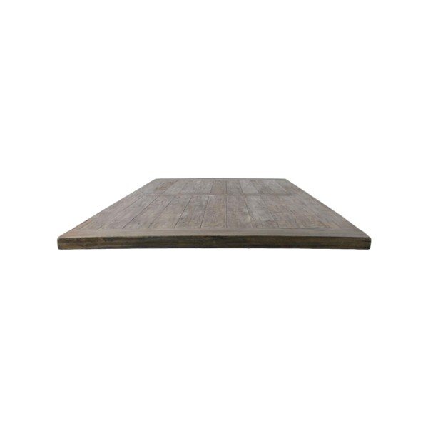 Piano del tavolo grigio in legno di teak non trattato , 210 x 100 cm - HSM collection-image-1