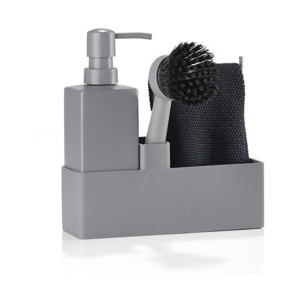 Supporto per detersivo grigio in plastica/in silicone Singles – Zone