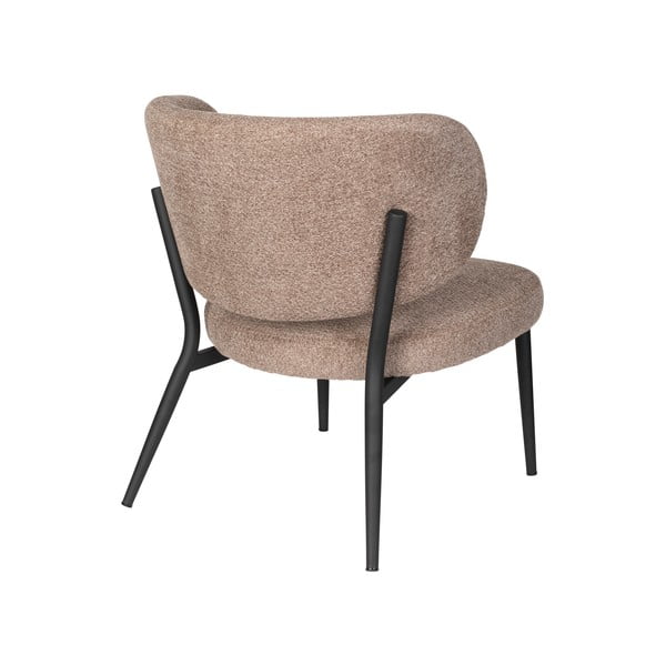 Poltrona marrone chiaro Sanne - White Label-image-4