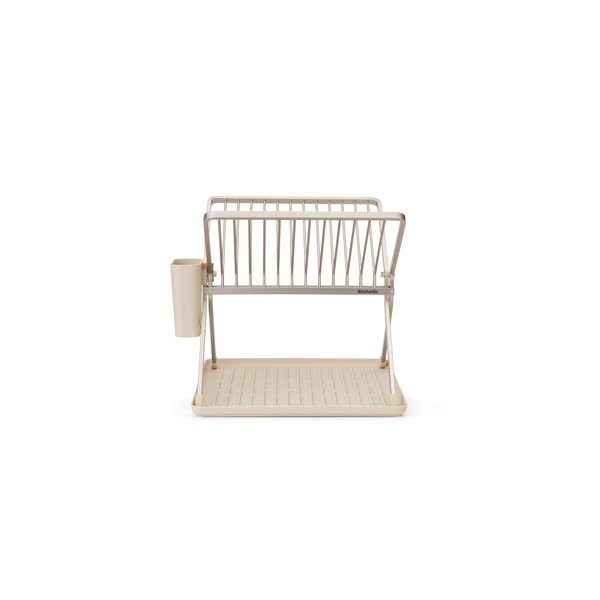 Scolapiatti a due piani beige in metallo 37x33 cm – Brabantia