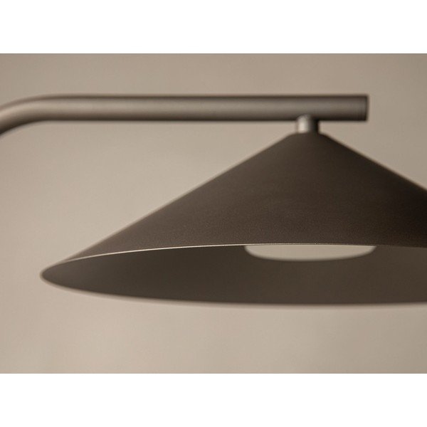 Lampada da terra marrone in metallo (altezza totale 160 cm) Nocte – Micadoni -image-2