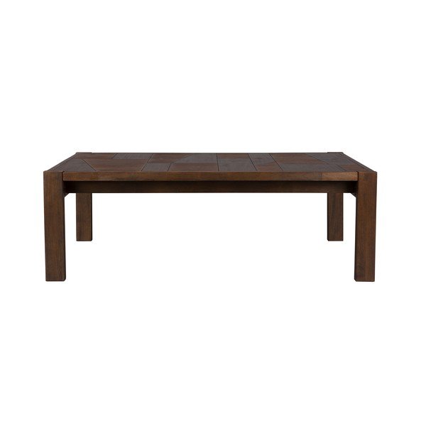 Tavolino da salotto colore naturale scuro in legno massiccio 60x120 cm Bruneau – Dutchbone