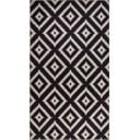 Tappeto lavabile nero 150x80 cm - Vitaus