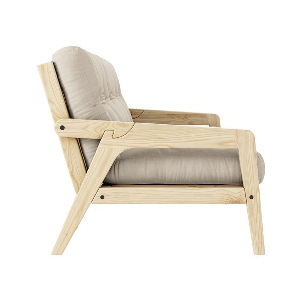 Divano letto beige 204 cm Grab - Karup Design-image-4