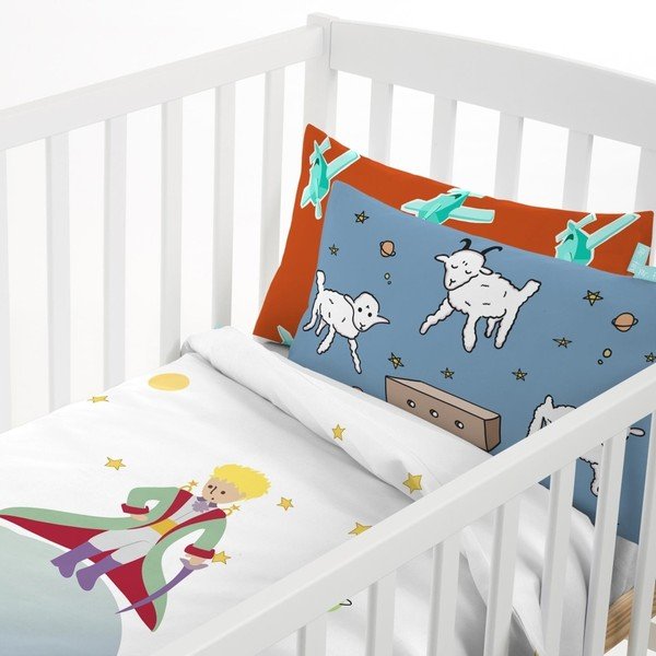 Copripiumino e cuscino in cotone per bambini Piccolo Principe, 115 x 145 cm - Mr. Fox-image-2
