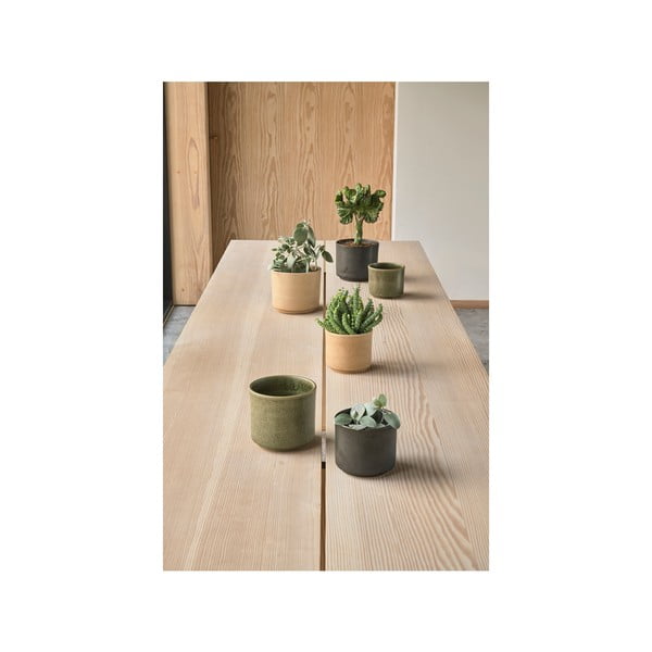 Coprivaso in gres ø 17 cm Leer - Villa Collection-image-1