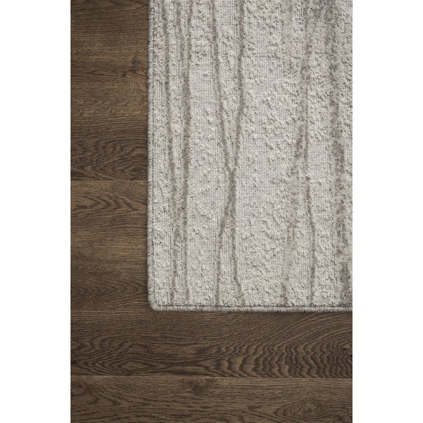 Tappeto in lana grigio chiaro 120x180 cm Tejat - Agnella-image-2