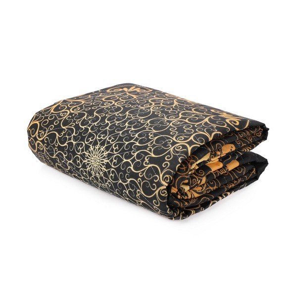 Set di copriletto trapuntato e 2 federe Eponj Home Şehri-Ala Gold, 200 x 220 cm Sehli-Ala - Mijolnir-image-3