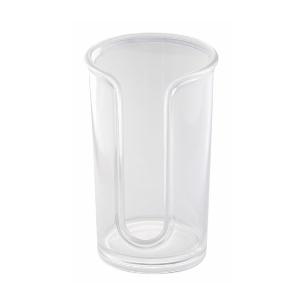 Vassoio trasparente per struccarsi Clarity Tampon Remover - iDesign-image-1