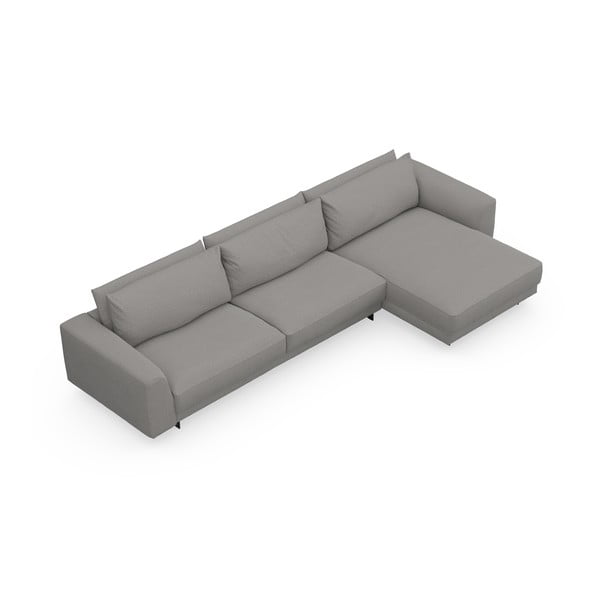 Divano angolare variabile grigio chiaro Samba - Furninova-image-3